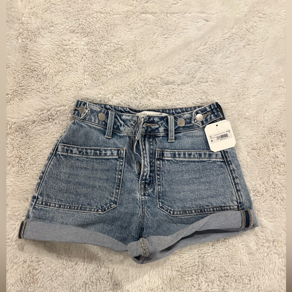 Altar'd State Blue Denim Shorts